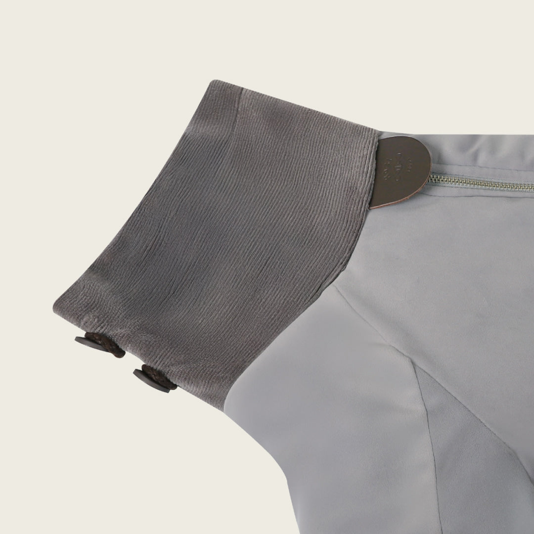 [NEW] Suede All-in-One Suit_GREY
