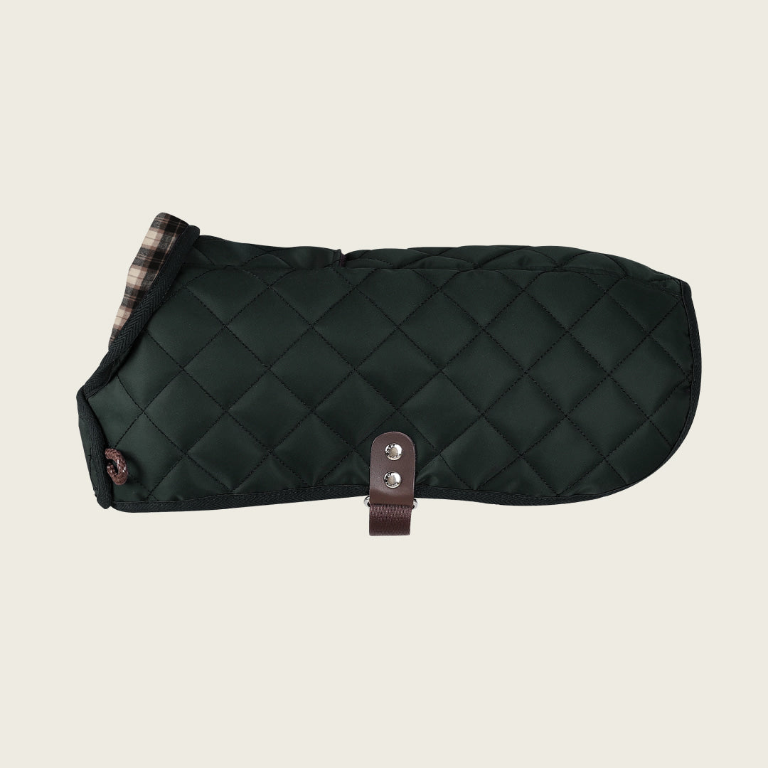 [NEW] Quilted Jacket_DEEP GREEN