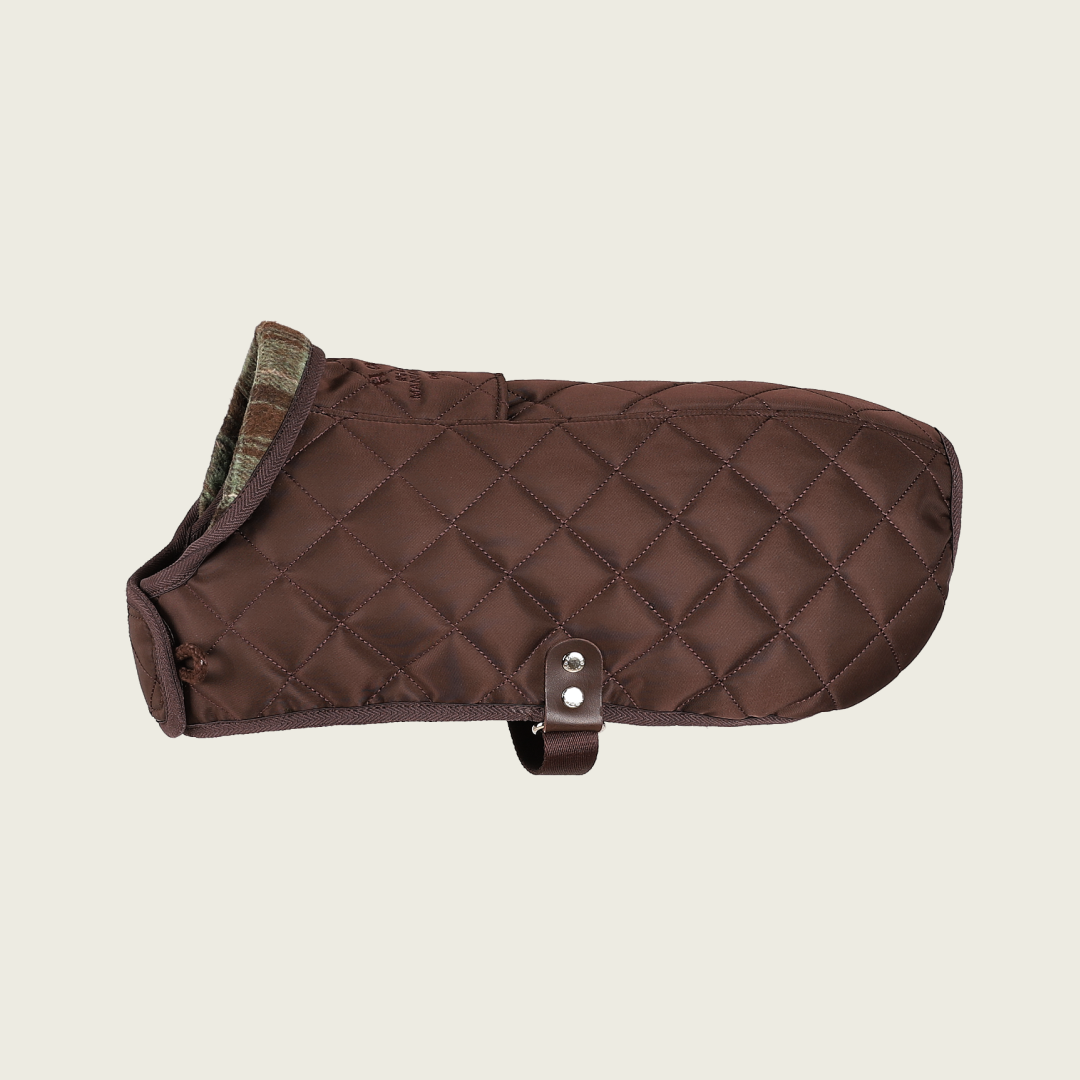 Quilted Jacket_BROWN