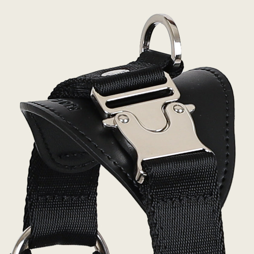 Horsebit Harness_BLACK