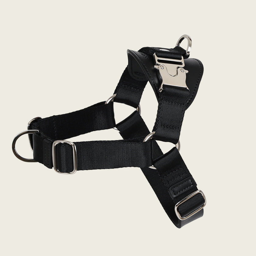 Horsebit Harness_BLACK