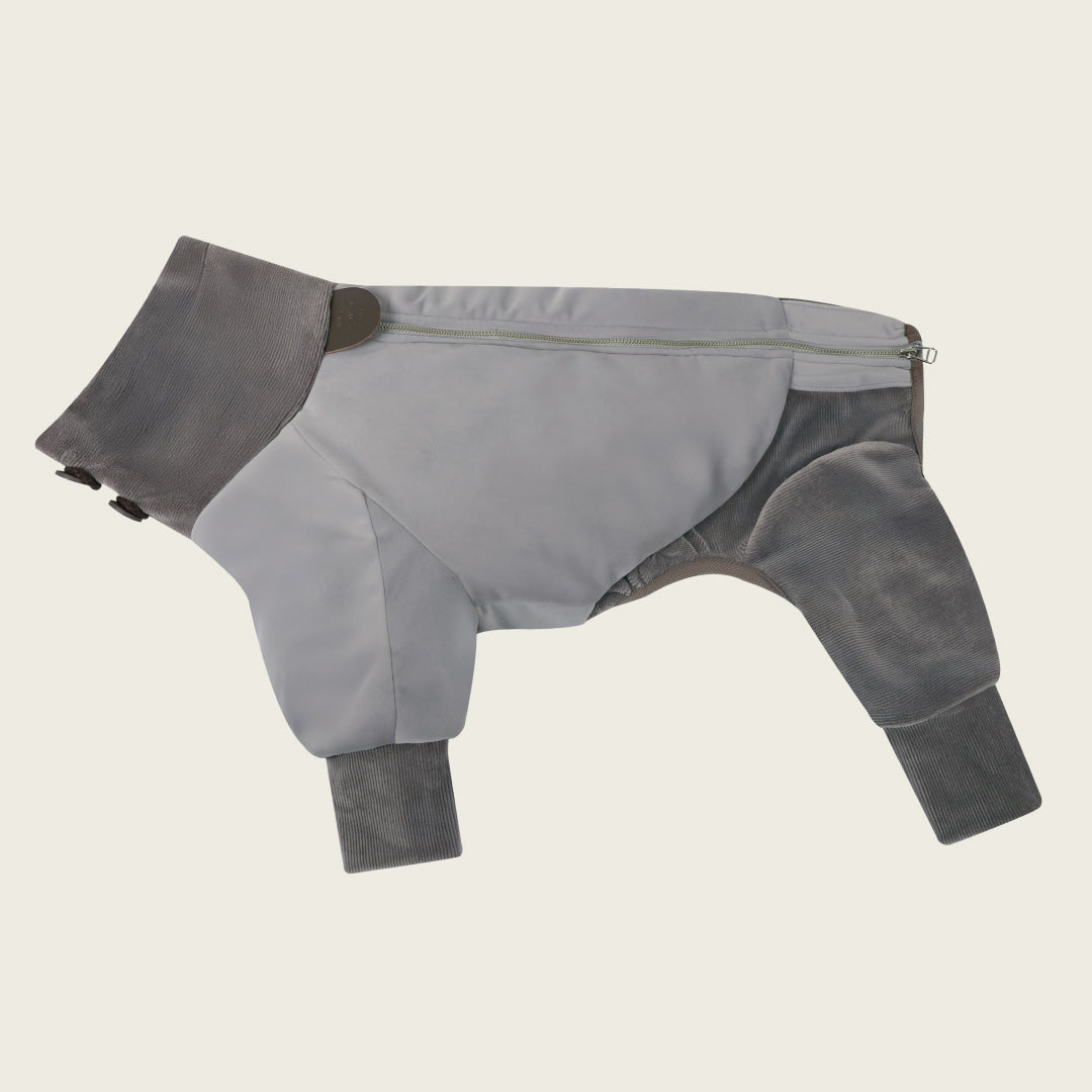 [NEW] Suede All-in-One Suit_GREY