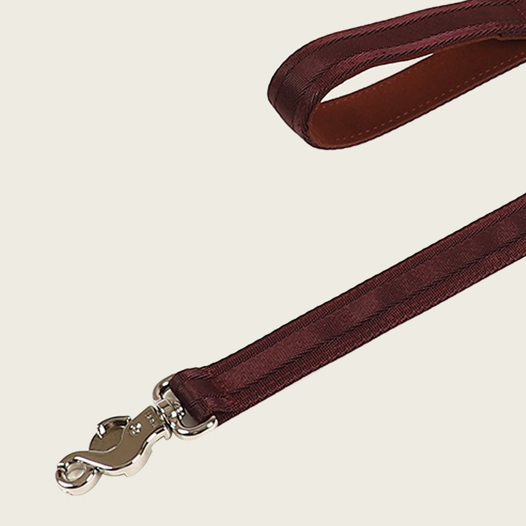 Saddle Hands-Free Lead_BURGUNDY L