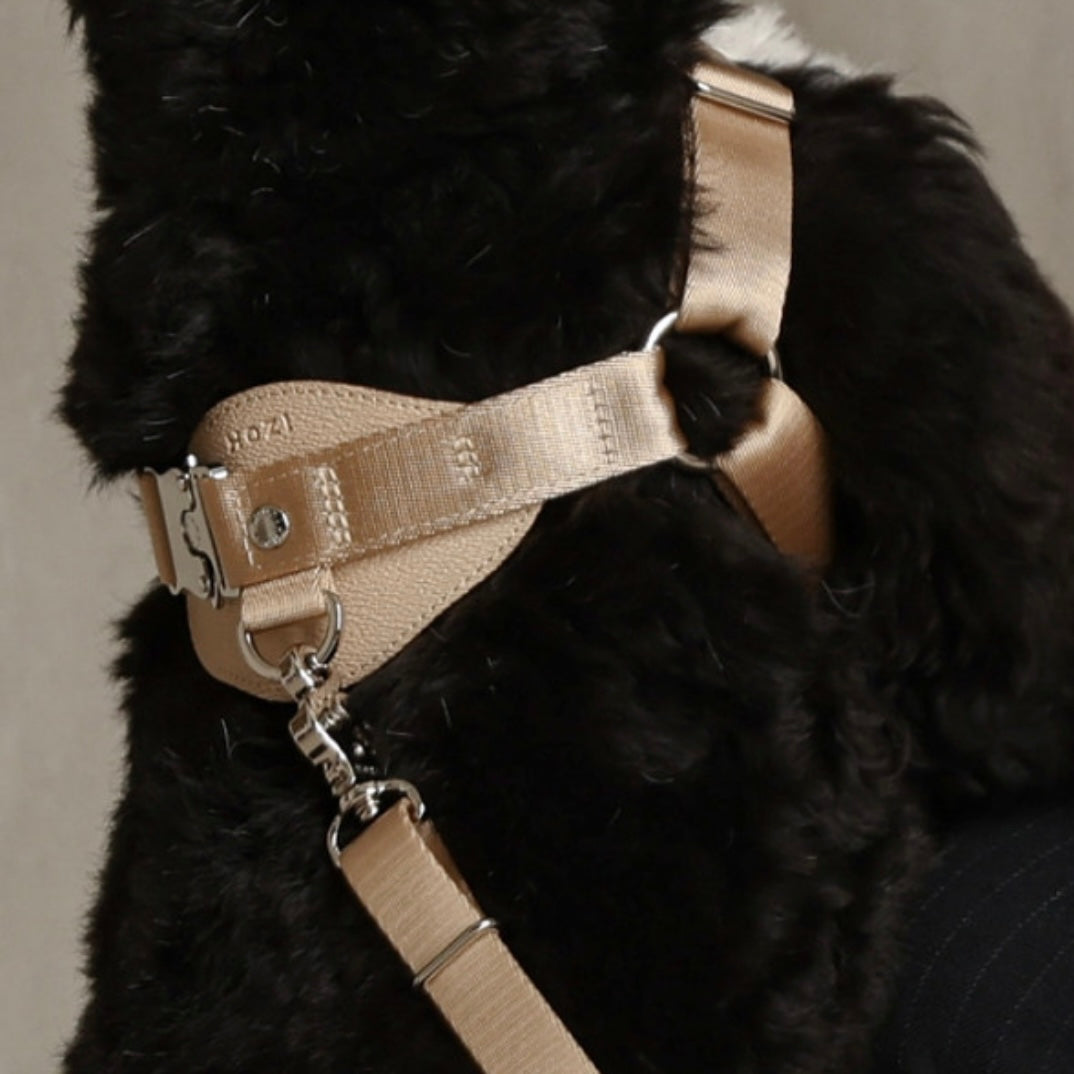 Horsebit Harness_BEIGE