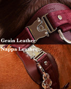 Horsebit Harness BURGUNDY