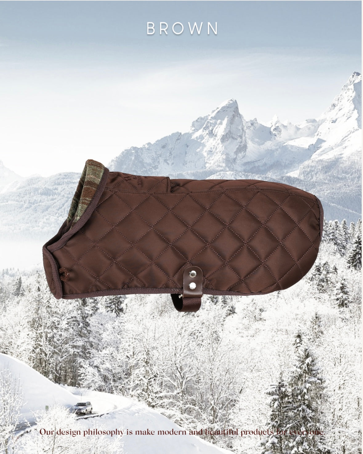 Quilted Jacket_BROWN