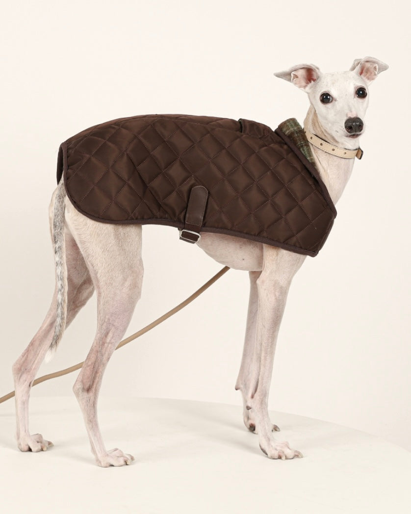 Quilted Jacket_BROWN