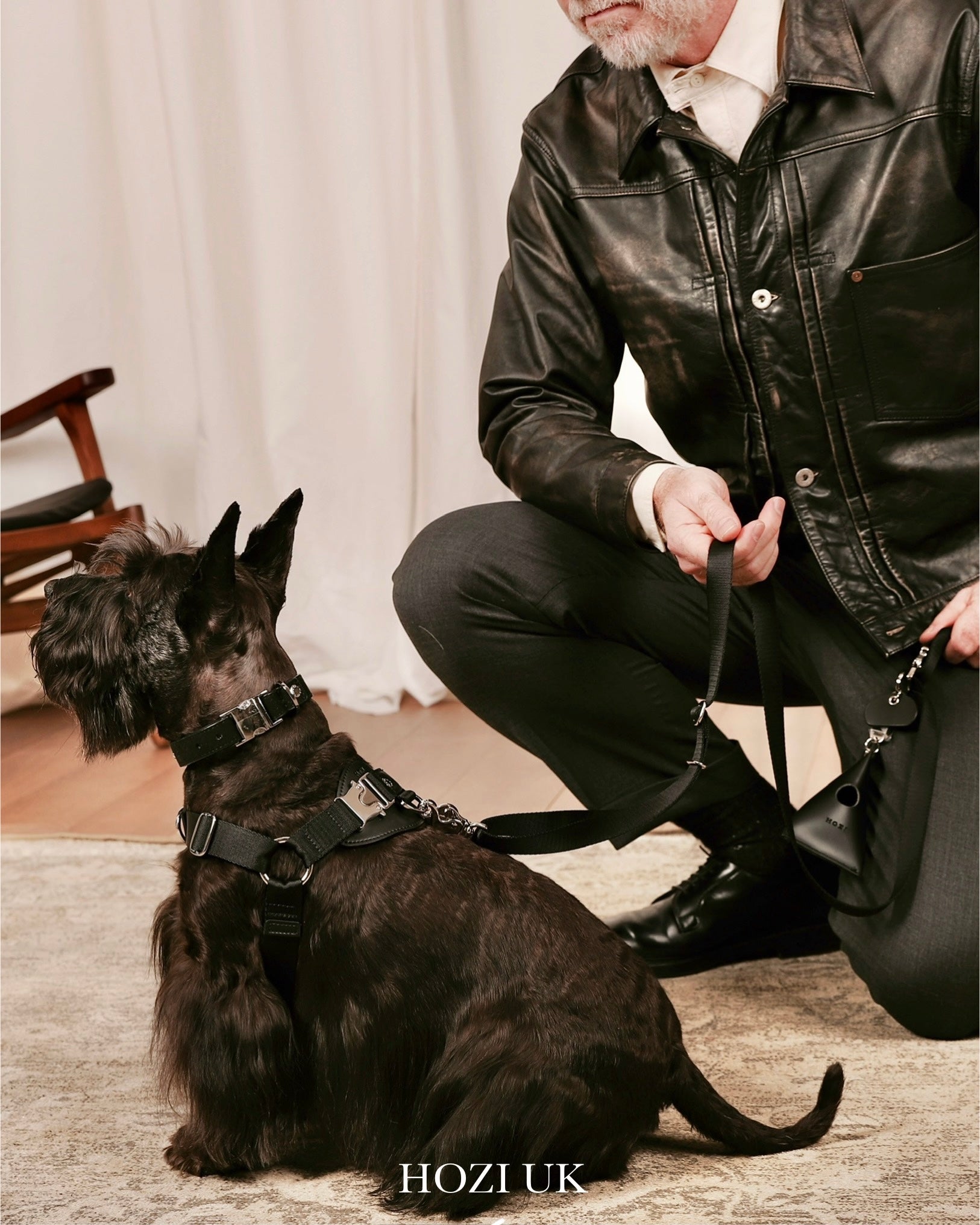 Horsebit Harness_BLACK