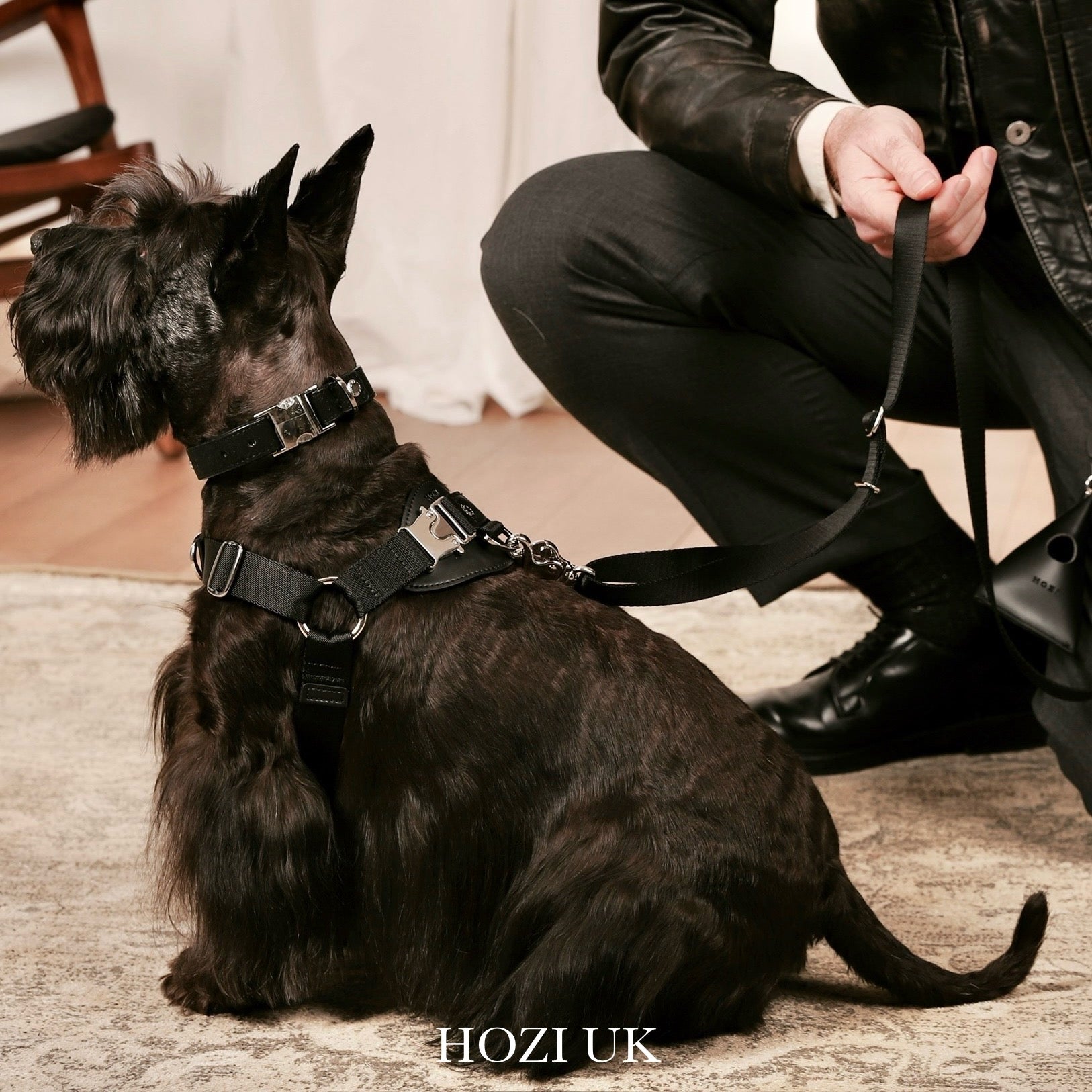 Horsebit Harness_BLACK