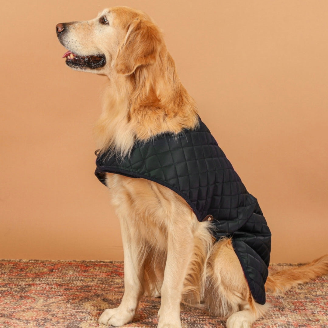 [NEW] Quilted Jacket_DEEP GREEN