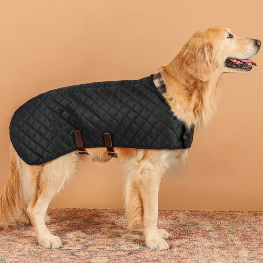 [NEW] Quilted Jacket_DEEP GREEN