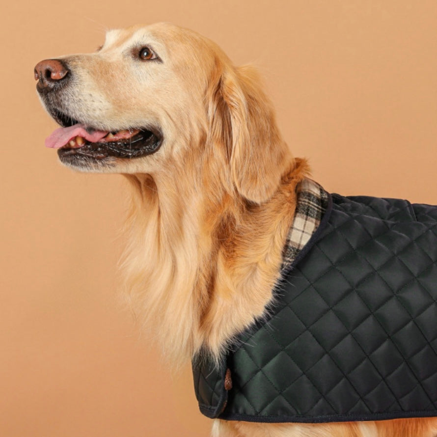 [NEW] Quilted Jacket_DEEP GREEN