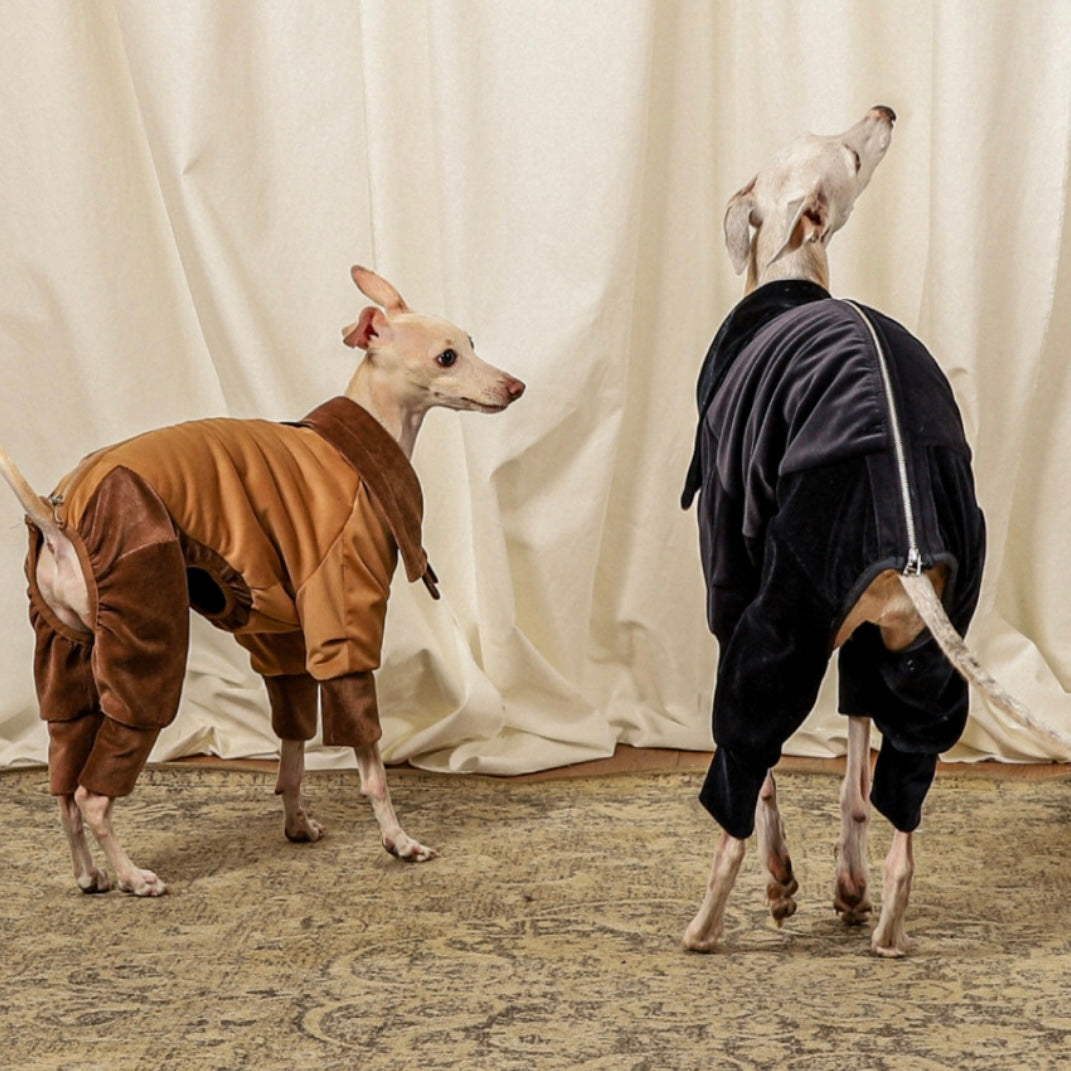 [NEW] Suede All-in-One Suit_BEIGE