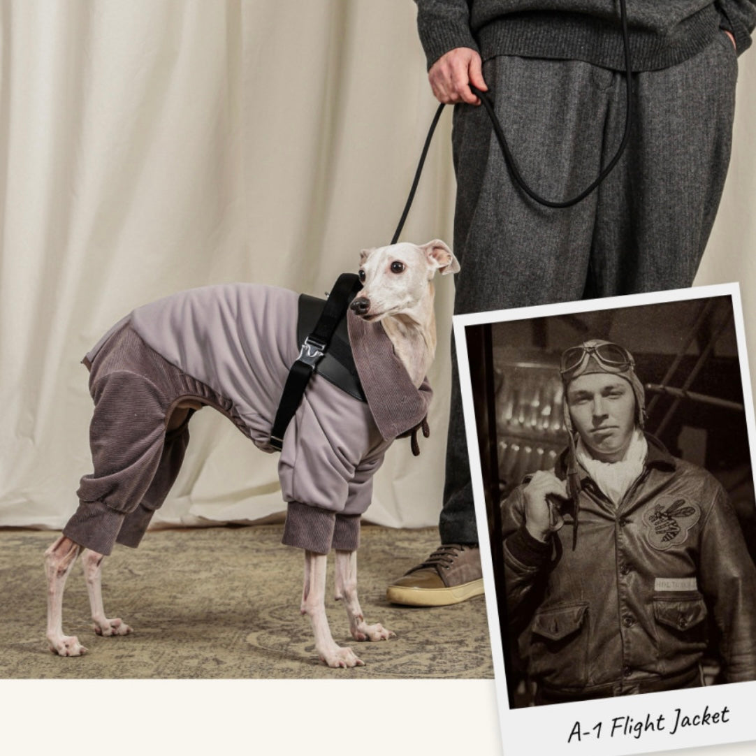 [NEW] Suede All-in-One Suit_GREY