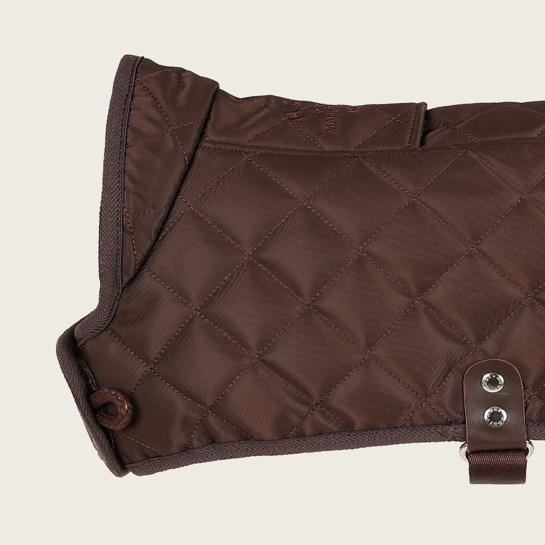 Quilted Jacket_BROWN