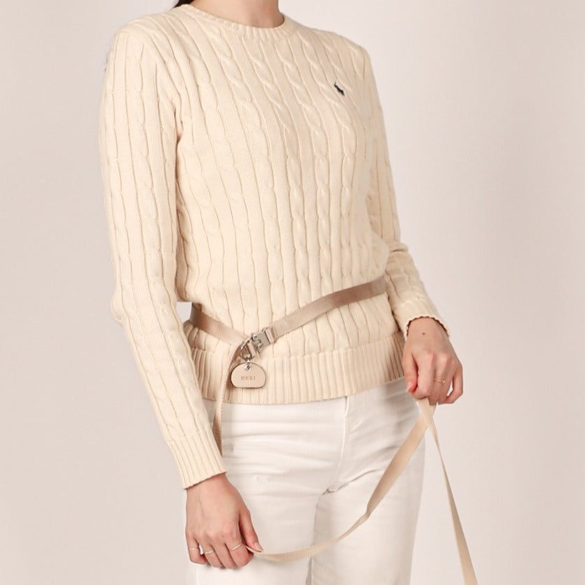 Saddle Hands-Free Lead_BEIGE S