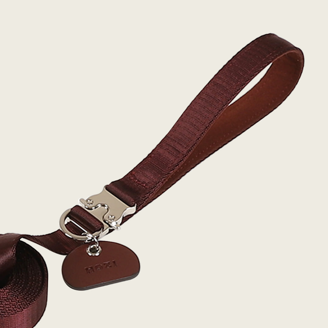 Saddle Hands-Free Lead_BURGUNDY S