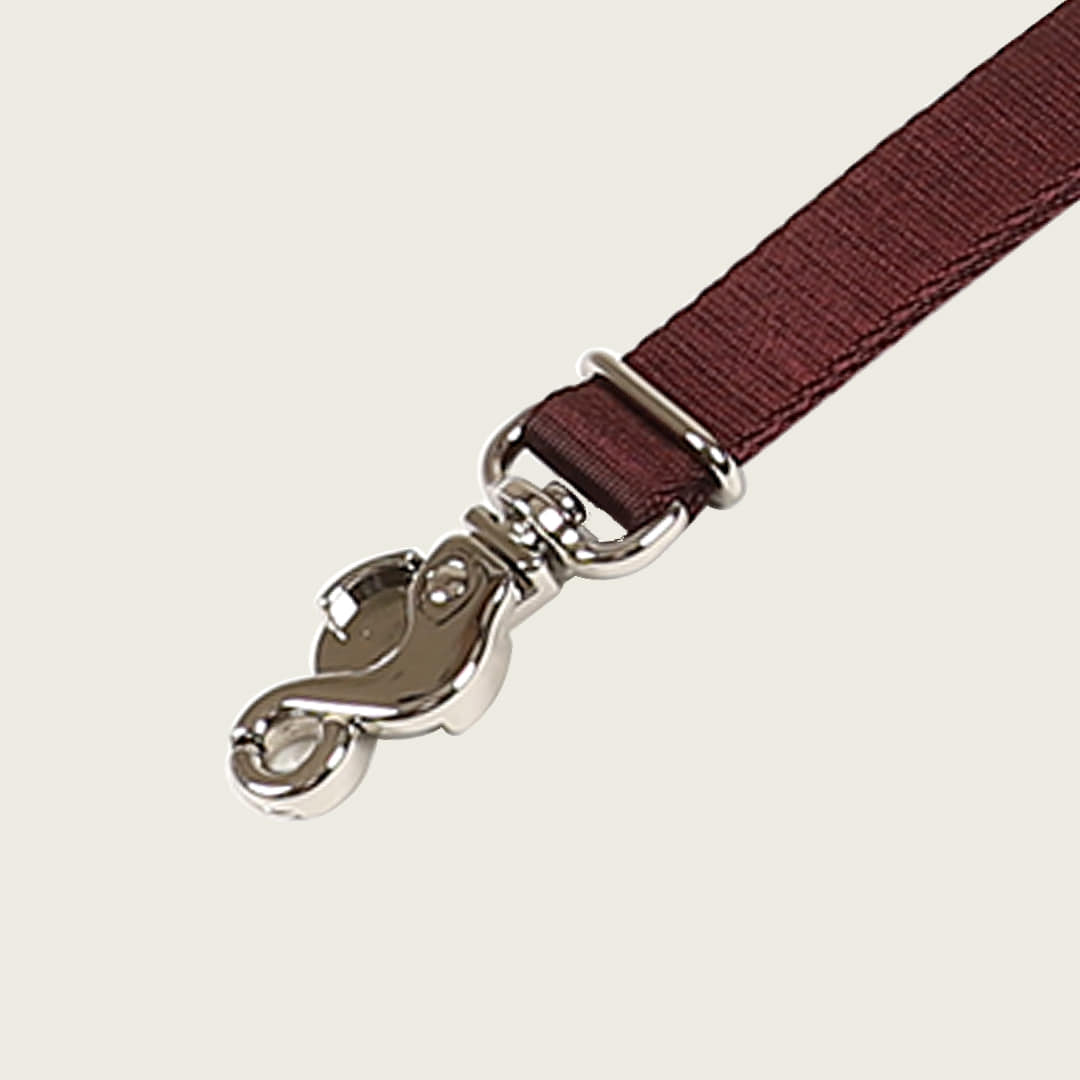 Saddle Hands-Free Lead_BURGUNDY S